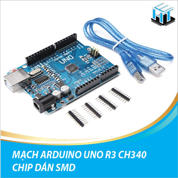 MẠCH ARDUINO UNO R3 CH340 - Chíp SMD dán