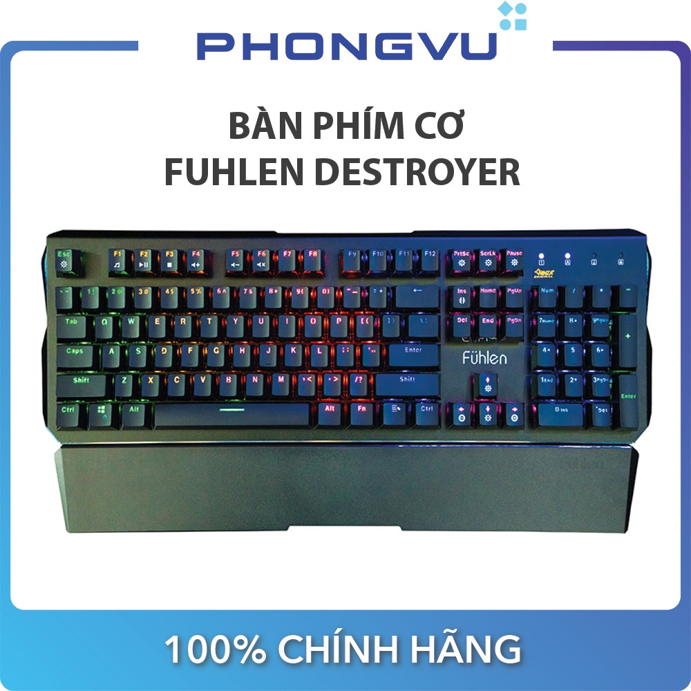 Bàn phím cơ Fuhlen Destroyer - Bảo hành 24 tháng
