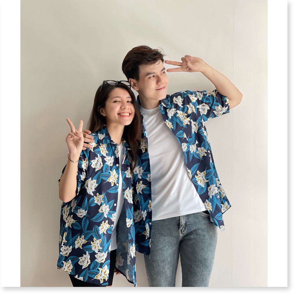 ÁO SƠ MI NAM NỮ,THIẾT KẾ HỌA TIẾT SIÊU NGẦU,CHẤT LIỆU VÃI THOÁNG MÁT  THỜI TRANG KME.STORE