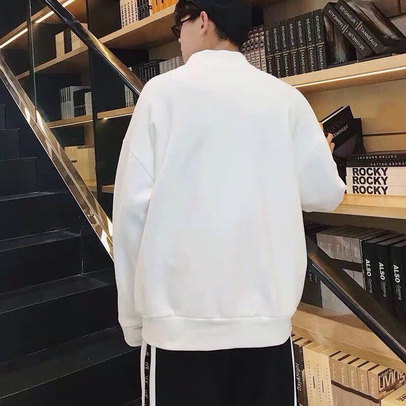 áo nỉ ngoại sweater fom to đùng như hình.