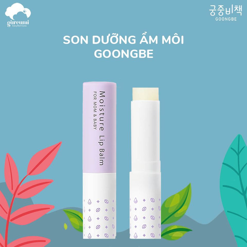 Son dưỡng môi GOONGBE, son dưỡng không màu dạng thỏi 3.3g | BigBuy360 - bigbuy360.vn