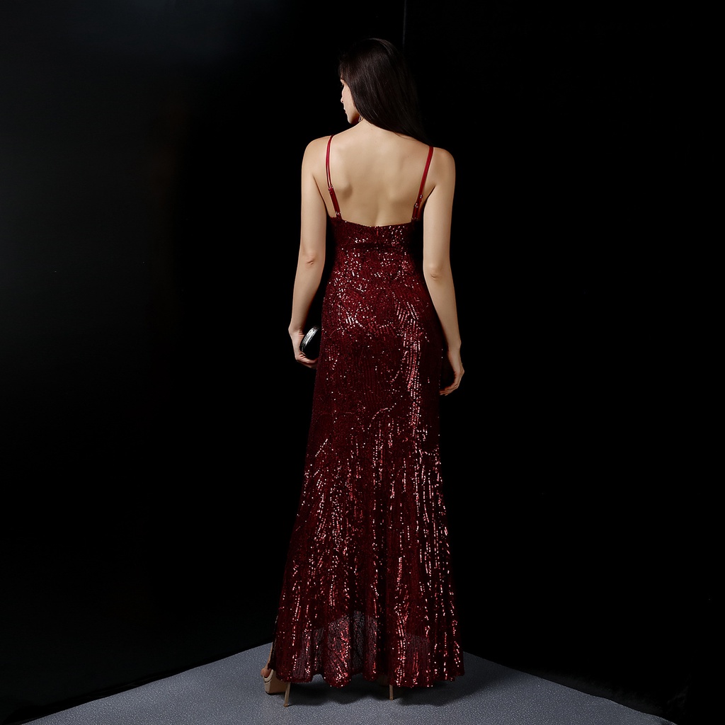 Đầm không tay Đính Kim Sa Lấp Lánh