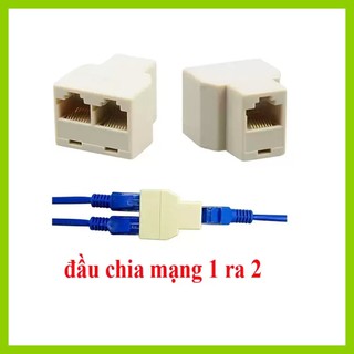 Đầu Chia Dây Cáp Mạng Từ 1 Ra 2 Chuẩn RJ-45