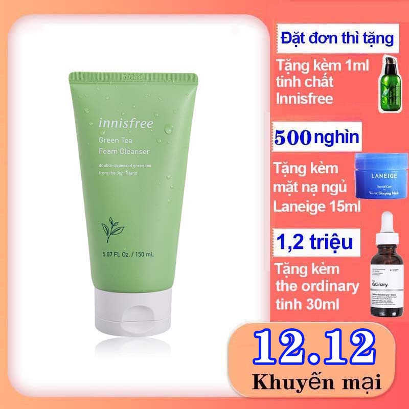 Sữa rửa mặt trà xanh Innisfree Green Tea Cleansing Foam 150ml- Sữa Rửa Mặt Innisfree