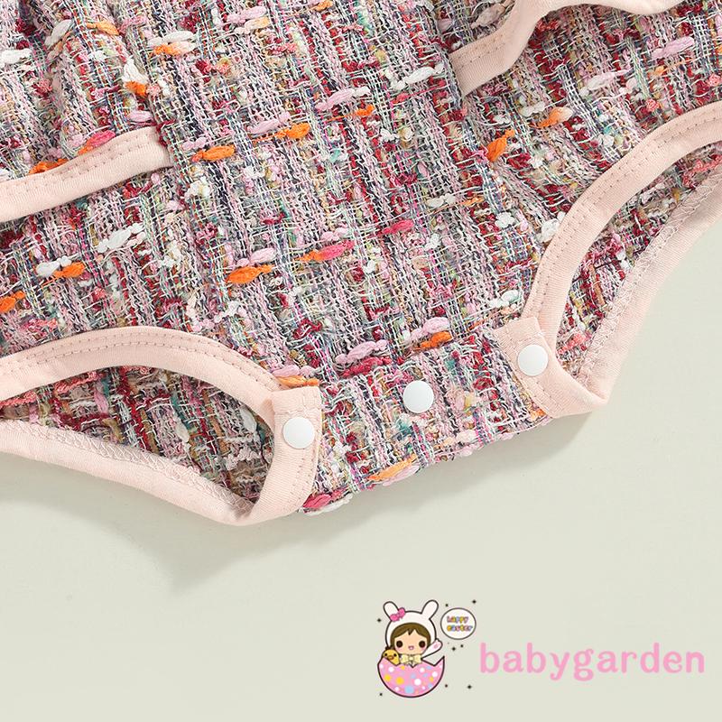 Bộ Áo Liền Quần Tam Giác Tay Dài Cổ Tròn Thời Trang Cho Bé 0-24 Tháng Tuổi