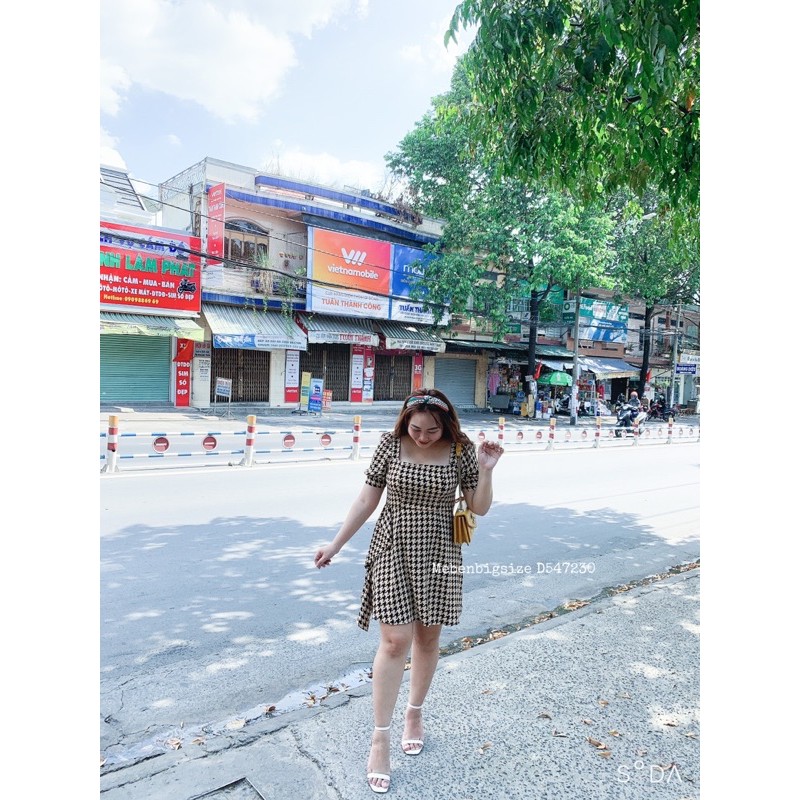 #BIGSIZE ĐẦM CỔ U TAY PHỒNG | BigBuy360 - bigbuy360.vn