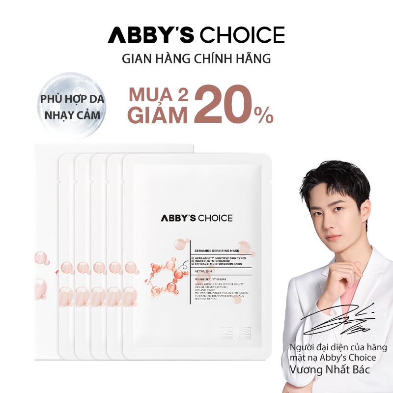 Mặt nạ Ceramide Abby's Choice Soothing 5PCS