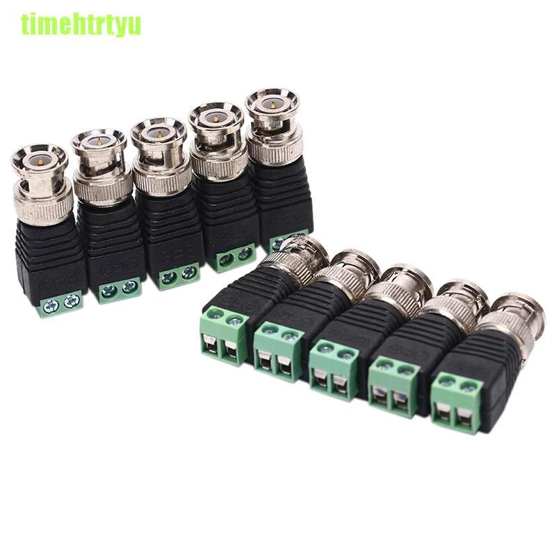 Đầu Nối Chuyển Đổi Đồng Trục Cat5 Sang Đồng Trục Bnc Timehttyu 10