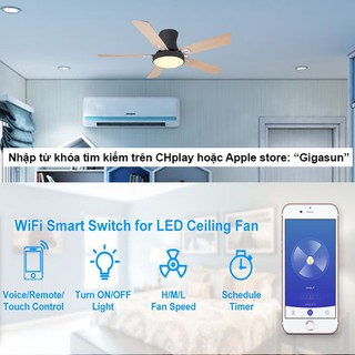 Quạt trần thông minh Gigasun Arcot A001