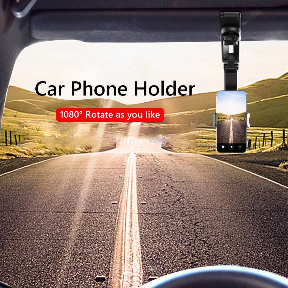 Giá Đỡ Điện Thoại/GPS Xoay Gắn Kính Chắn Gió Xe Hơi