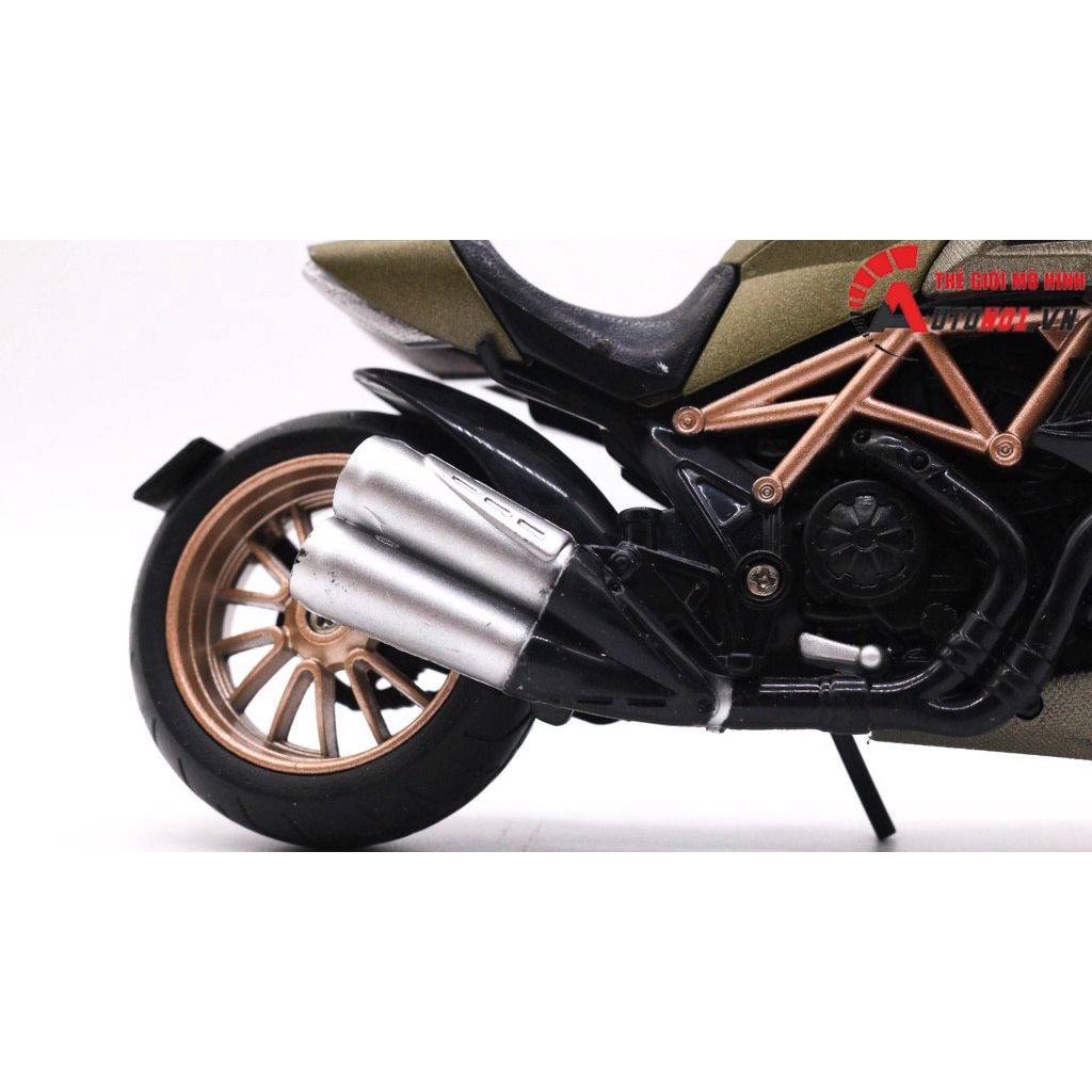 MÔ HÌNH XE DIAVEL GREEN 1:12 CÓ ĐÈN NHẠC DIECAST METAL 7762