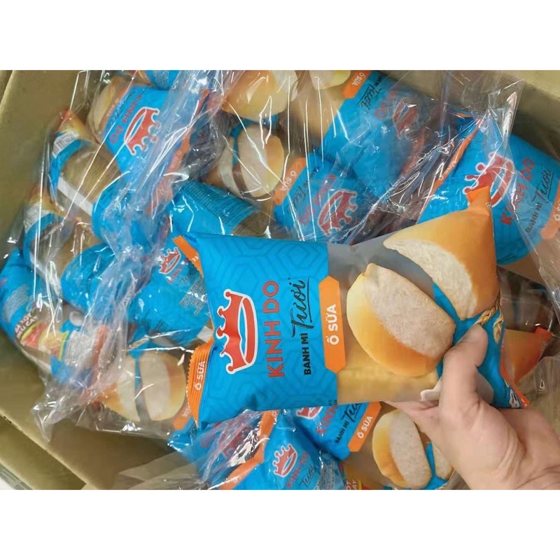 COMBO 5 CÁI BÁNH MÌ TƯƠI KHÔNG NHÂN KINH ĐÔ HSD:13 NGÀY