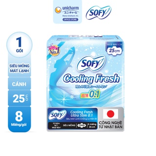 Băng vệ sinh Sofy Cooling Fresh 25cm gói 8 miếng