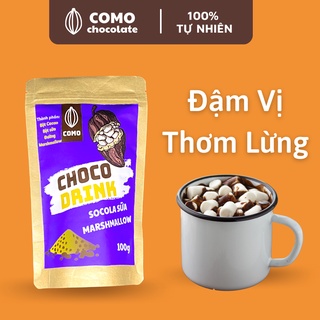 Bột socola sữa marshamallow thơm ngon đậm đà 100g Como