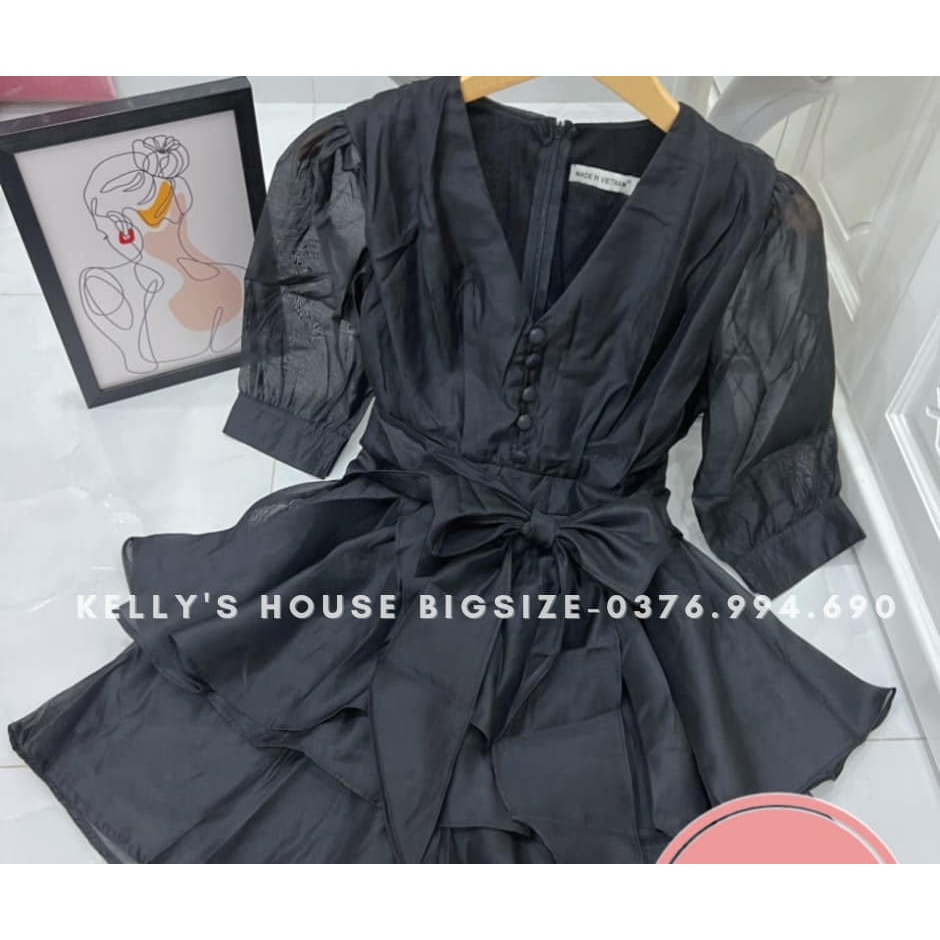 Bigsize Set Voan Tay Dài