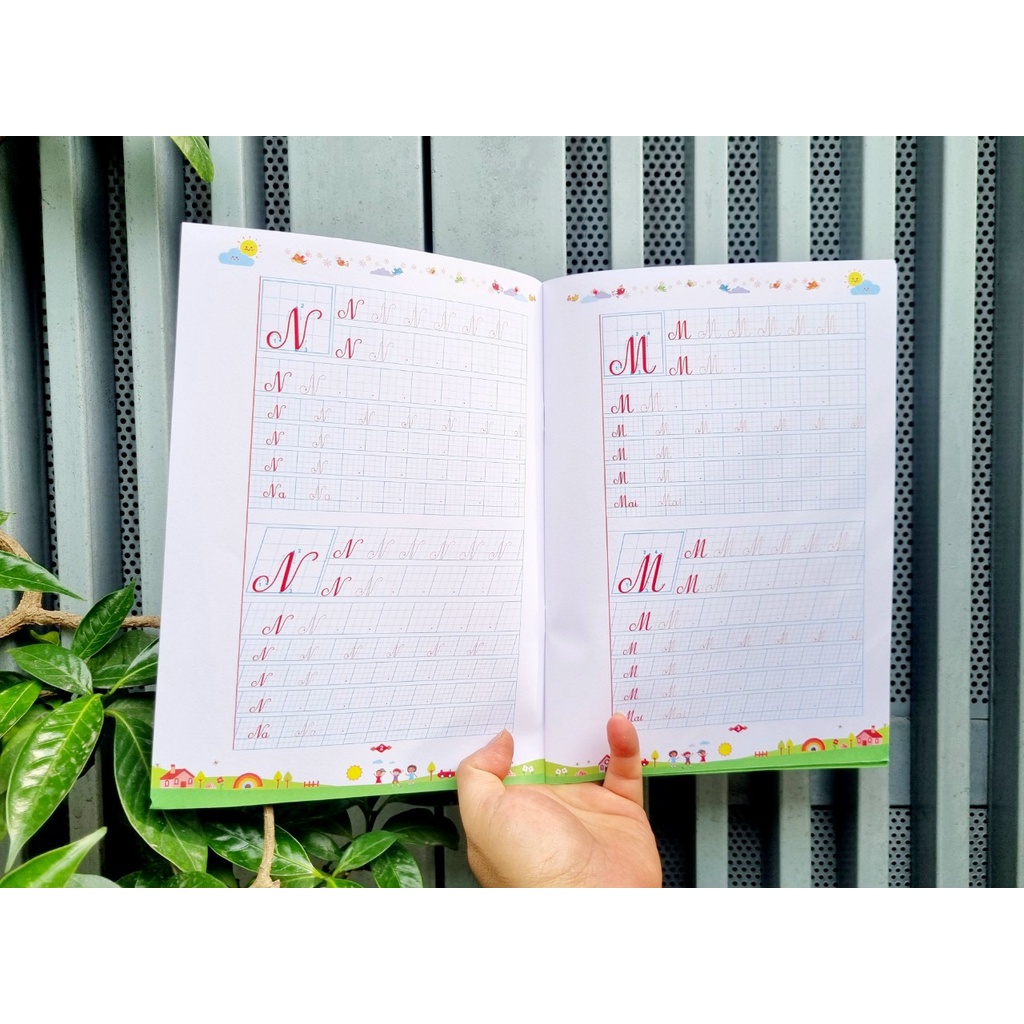 Sách - Vở Luyện Viết Chữ Đẹp Chữ Hoa, Kiểu Đứng, Nghiêng