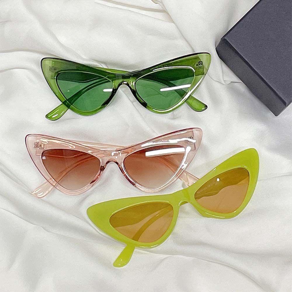 LILYES Kính Mát Gọng Nhựa Hình Tam Giác Nhiều Màu Sắc Thời Trang Cho Nữ