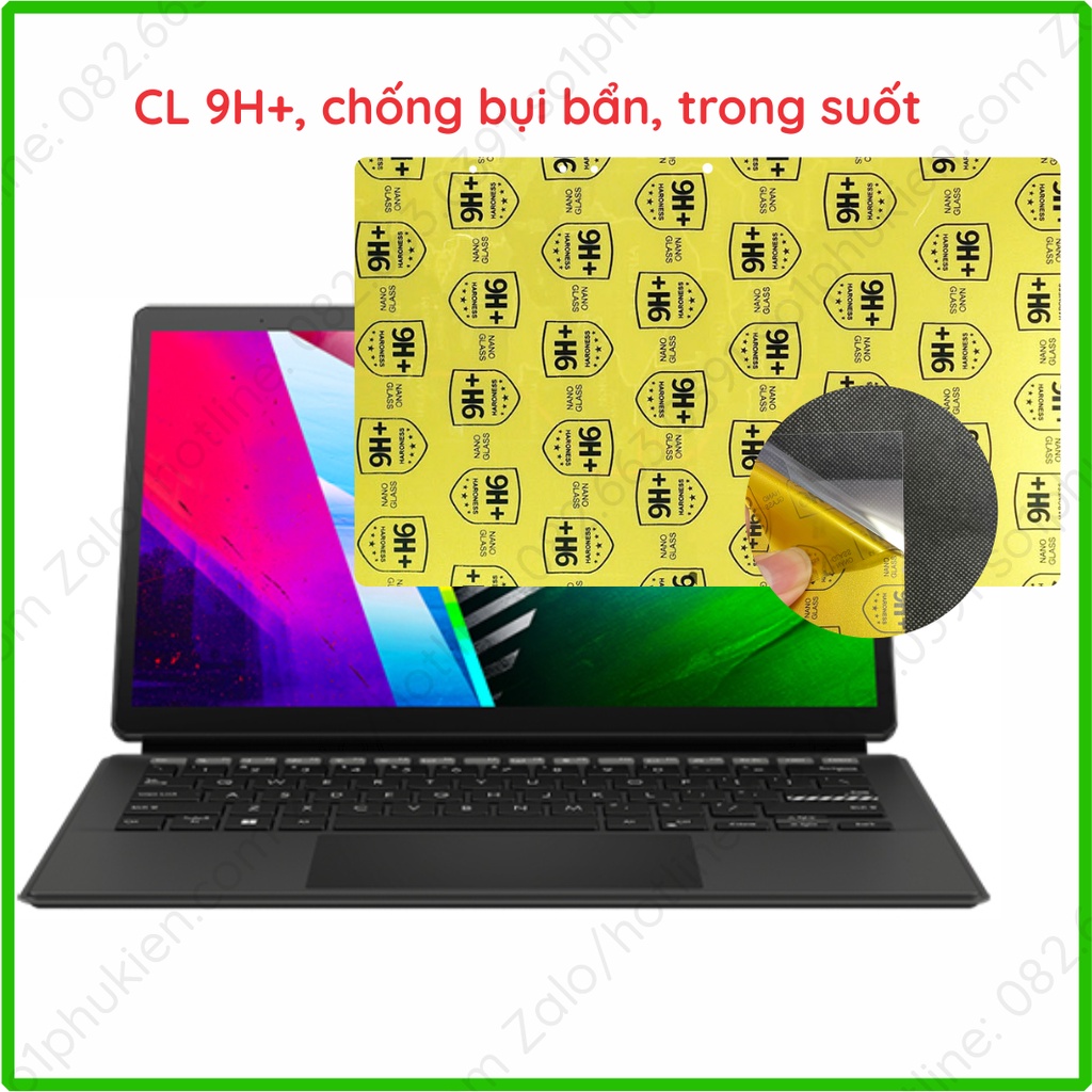 Dán cường lực laptop Vivobook 13 Slate OLED (T3300) nano trong suốt, chống vân tay, bảo vệ mắt