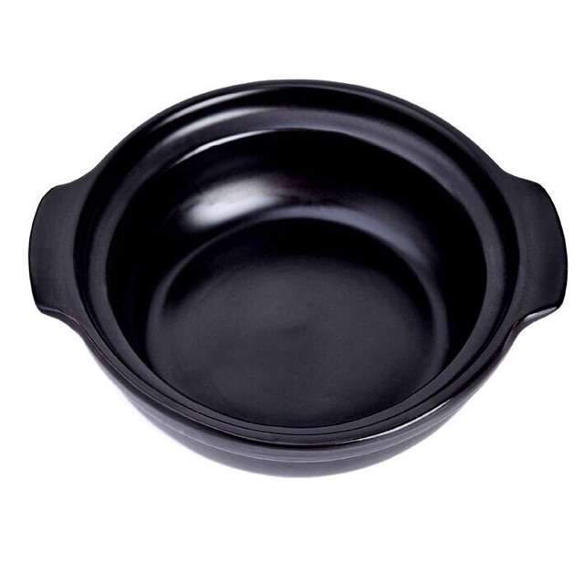 NỒI ĐẤT TRÁNG MEN -NẮP THUỶ TINH CAO CẤP 500ml