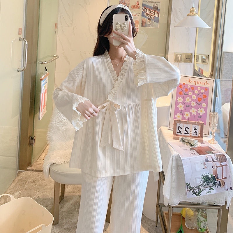 Bộ Đồ 4XL-100KG Ngủ Tay Dài Dáng Rộng In Họa Tiết Công Chúa Dễ Thương Kiểu Nhật Bản Thời Trang Thu Đông 2022