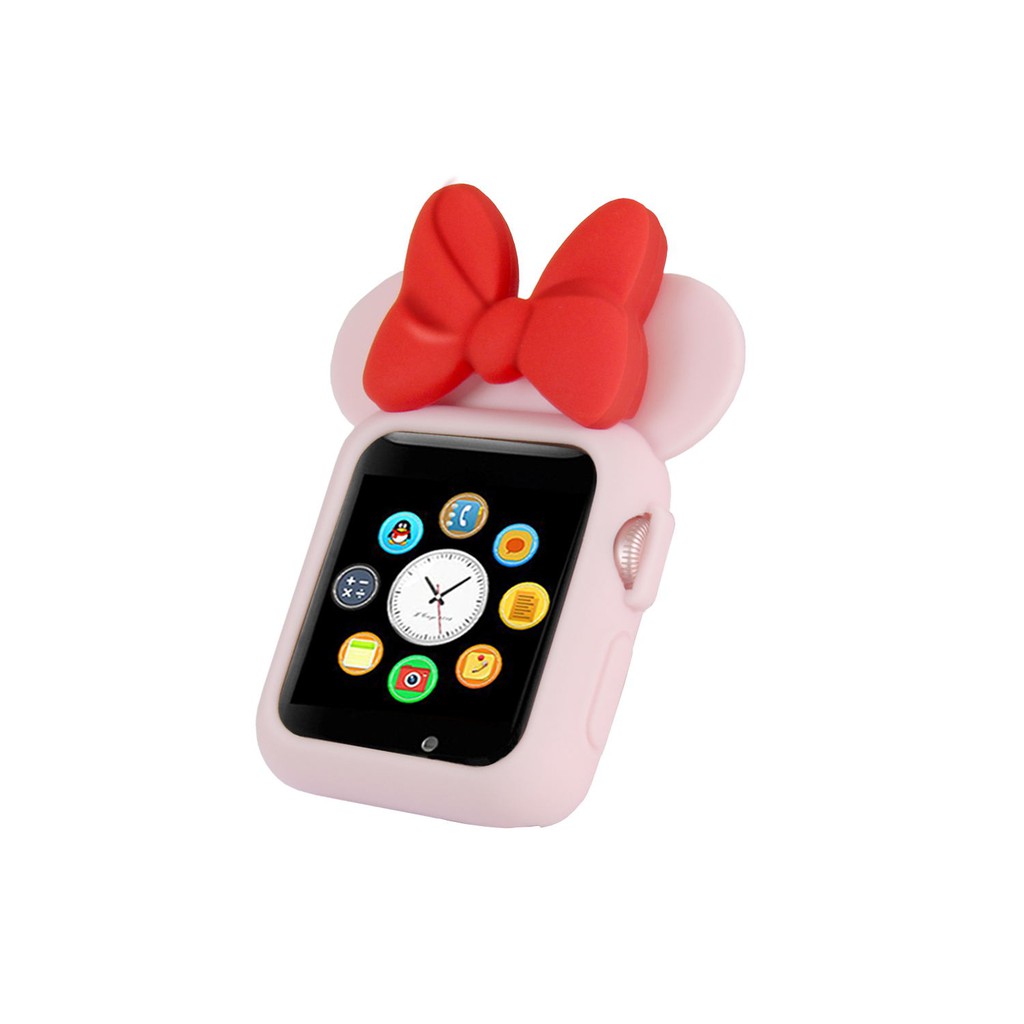 Vỏ hình chuột Minnie cho đồng hồ thông minh Apple Watch Series 5/4/3/2/1 38mm/42mm/40mm/44mm