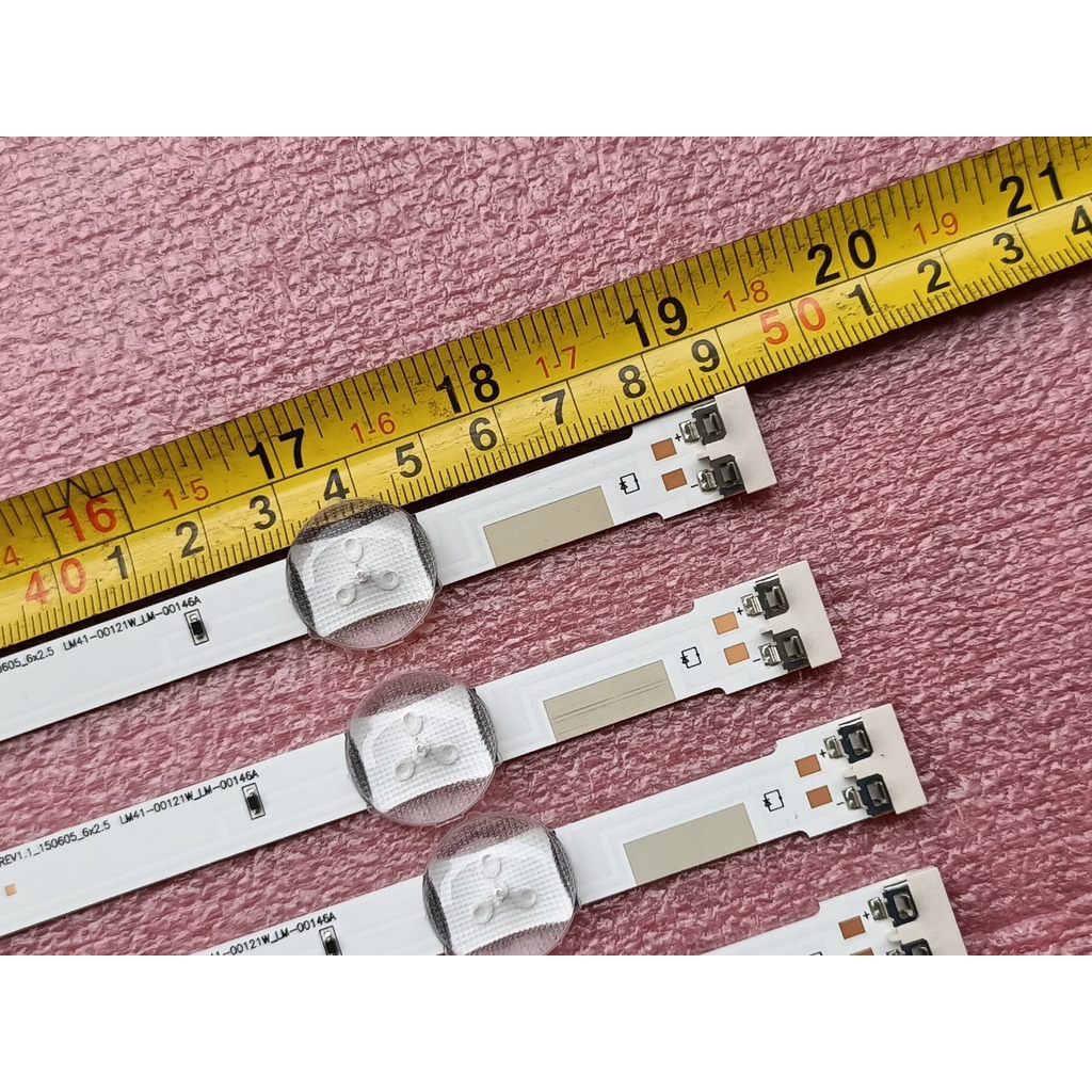 LED TIVI SAMSUNG 49J5200 49J5250 50J5200 MỚI 100% , BỘ 8 KHÚC NỐI THÀNH 4 THANH, MỖI KHÚC 5 BÓNG 3V 