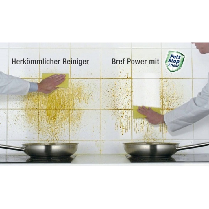 Chai Tẩy Đa Năng Bref Power Fett & Eingebranntes Tẩy Dầu Mỡ Bếp Từ, Lò Nướng 750ml