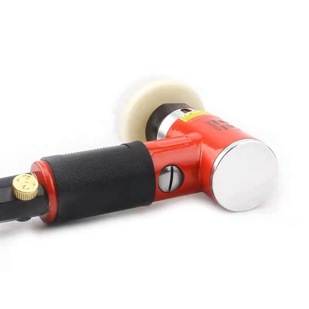 Máy đánh nội thất, vệ sinh xe kết hợp đánh bóng chi tiết bằng khí nén kèm chổi nội thất, 2 đầu đế đệm gắn phớt