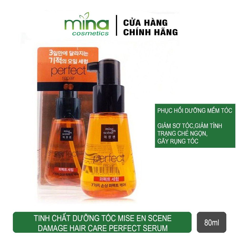 Tinh Chất Dưỡng Tóc Mềm Mượt Perfect Repair Misen