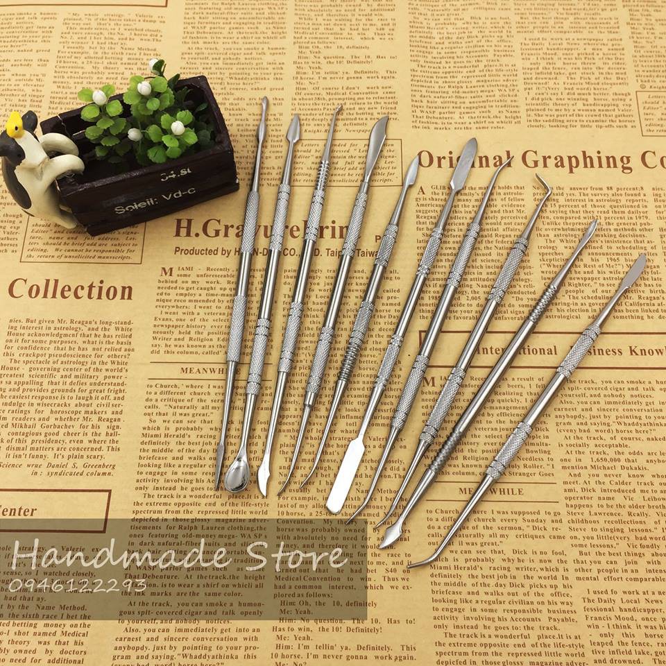 Bộ dụng cụ tạo hình đất sét 10 chiếc