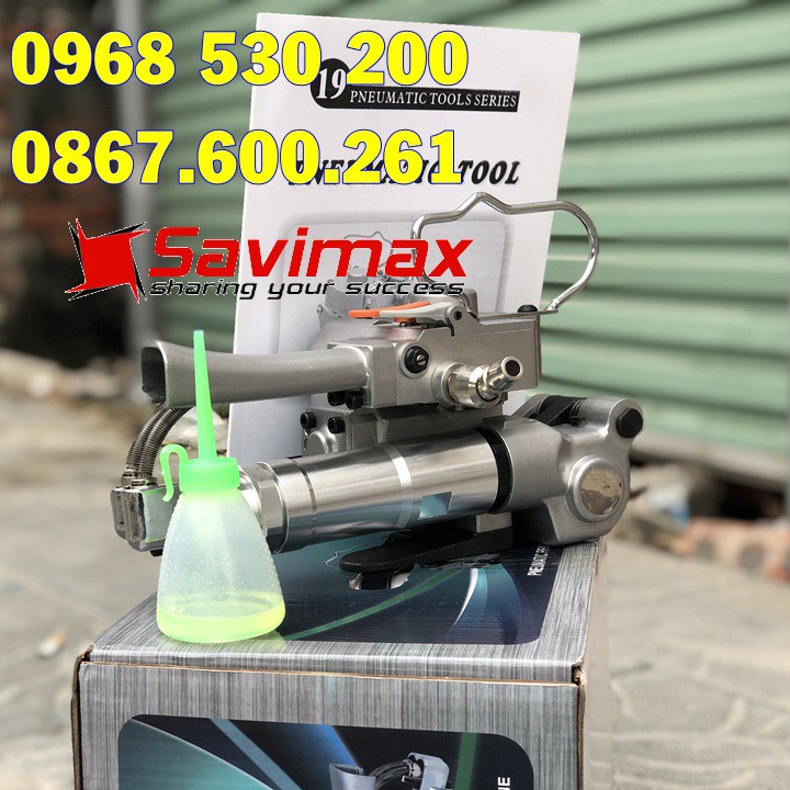 Máy đóng đai nhựa khí nén hàn nhiệt Savimax XQD-19