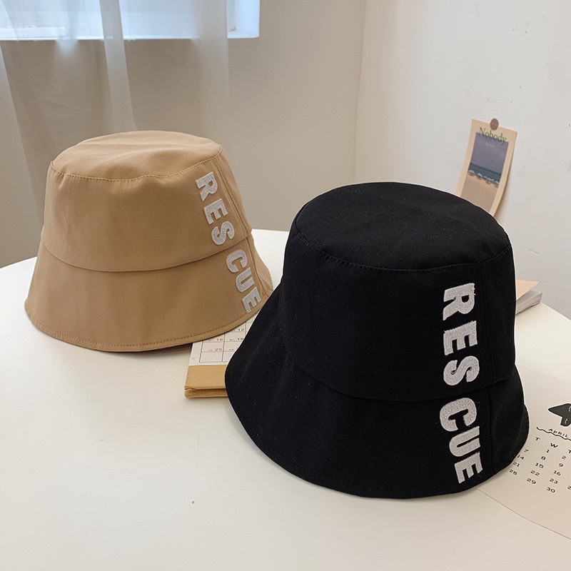 Nón Bucket UNISEX Nam Nữ RESCUE NB27 mũ tai bèo trơn nhiều màu phong cách Ulzzang
