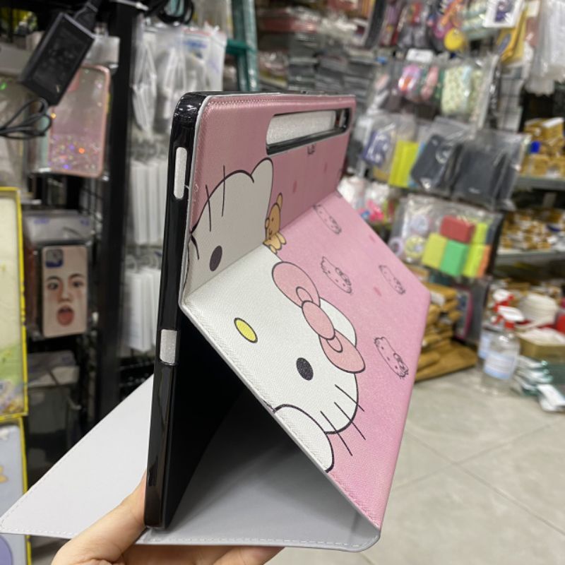 Bao da Samsung Tab S7 FE S7FE T730 T735 T736 / S7 Plus S7Plus T970 T975 T976 dẻo nhiều hình dễ thương