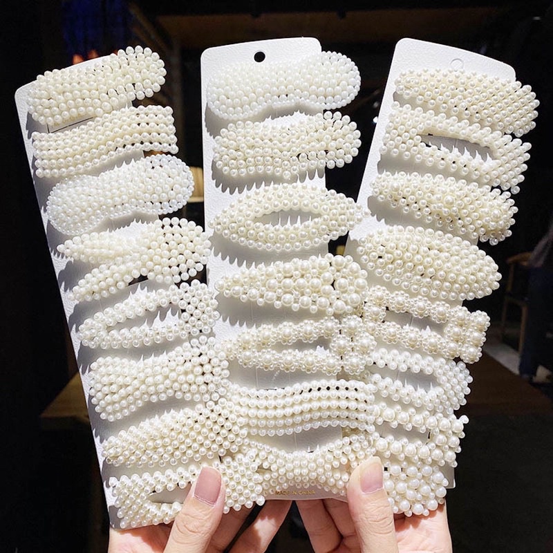 Kẹp tóc ngọc trai nhân tạo xinh xắn sang xịn