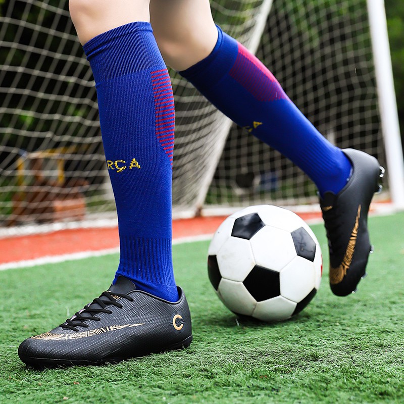 Giày đá bóng FG C Ronaldo chất lượng cao cỡ 32 - 45 cho người lớn/trẻ em