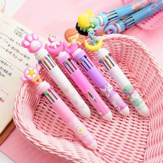 BÚT BI BẤM 10 MÀU