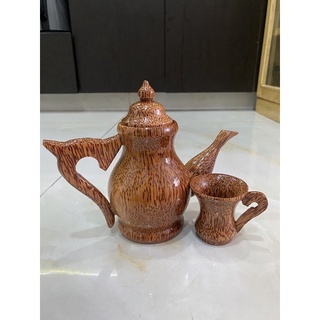 Bộ trà gỗ dừa 4 tách, 6 tách