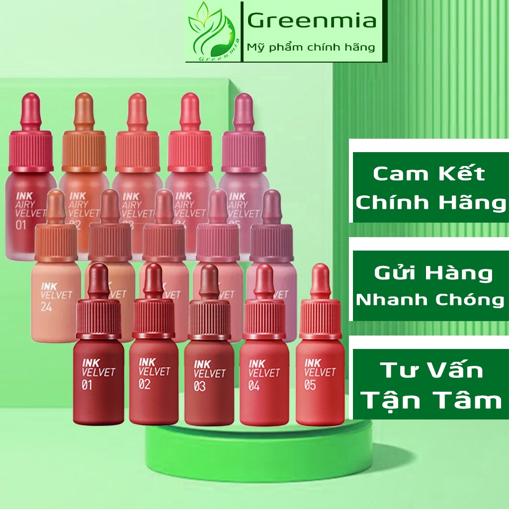 Son Ink Kem Lì Peripera Ink Velvet Lip Tint Đủ Màu Mới Nhất [CHÍNH HÃNG]