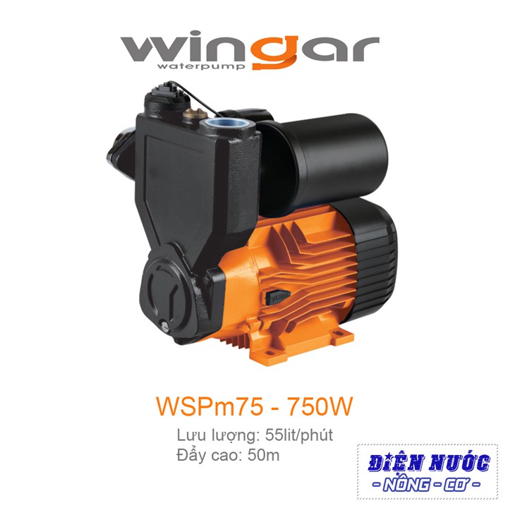 Máy bơm tăng áp tự động thông minh WINGAR WSPm75 - 750W