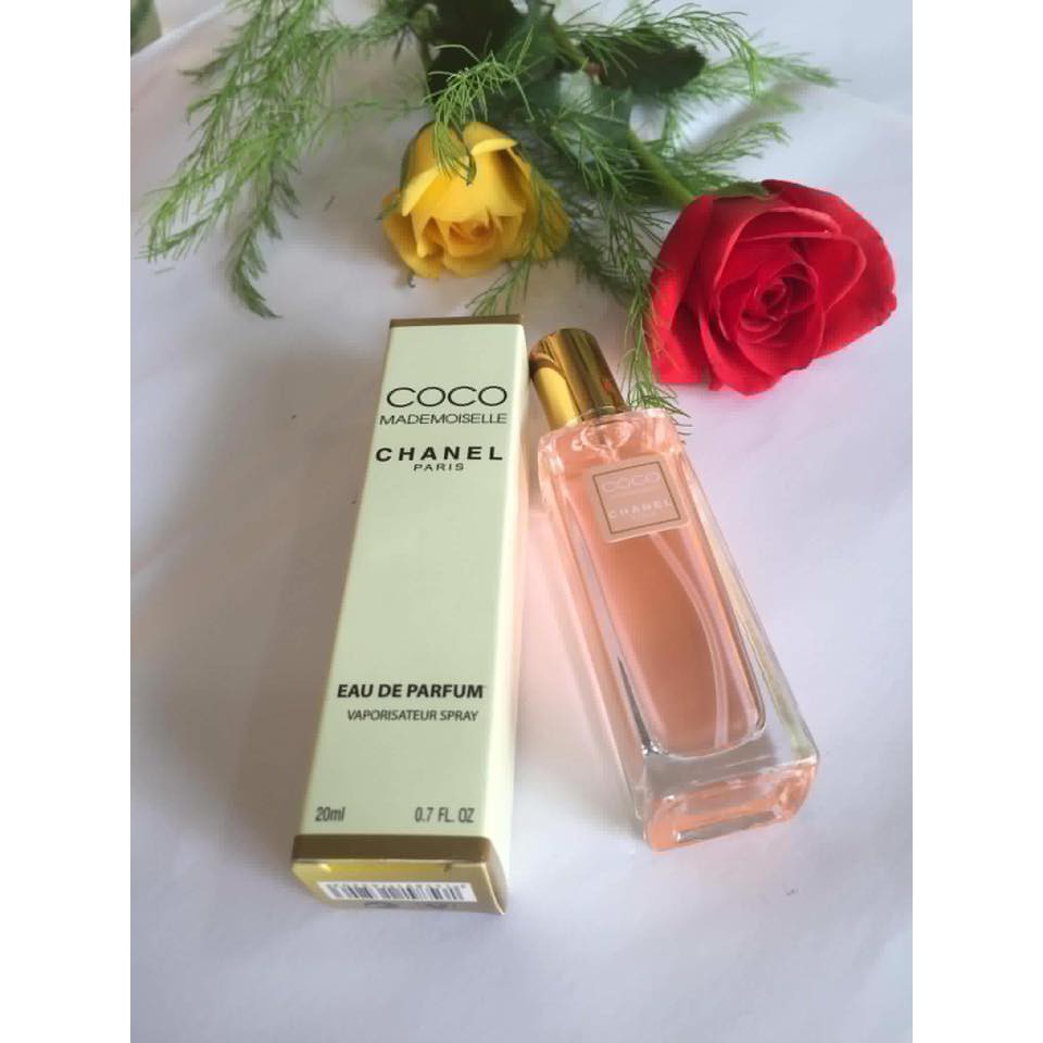 [Thơm lâu 8 tiếng] Nước hoa nữ Coco Mademoiselle 20ml - xịt thơm body cao cấp chính hãng