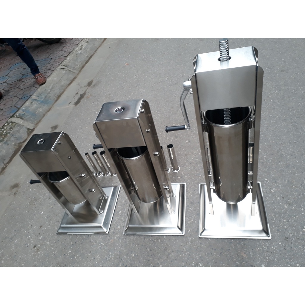 Máy dồn xúc xích, Máy nhồi xúc xích, Máy đùn lạp xưởng, lòng rồi, ... tay quay 7L