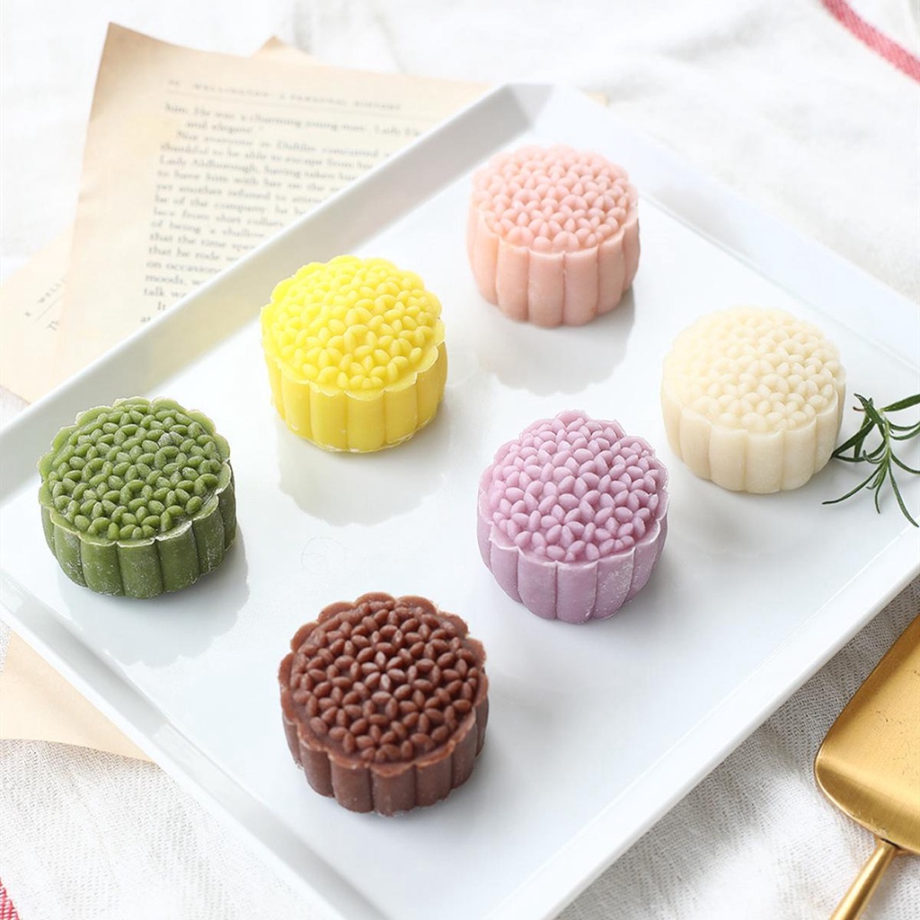 Khuôn Nhấn Tay Tạo Hình Bánh Trung Thu Ma 'Amoul