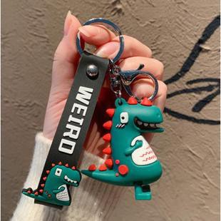 Móc khóa hình chú chó bulldog dễ thương, móc chìa khoá keychain cún dog nhiều màu