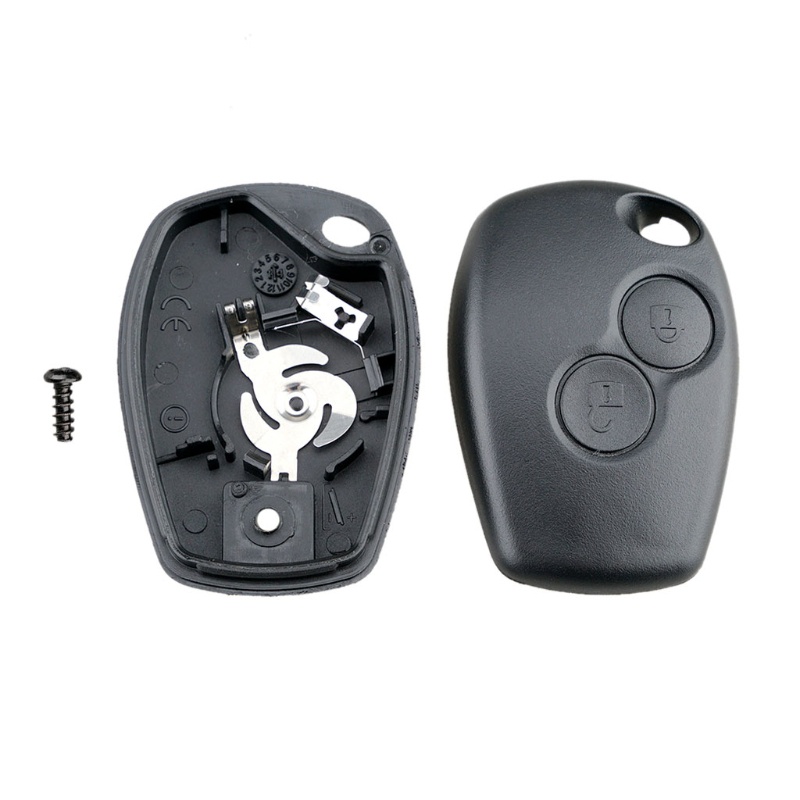 Vỏ Bảo Vệ Chìa Khóa Xe Hơi 2 Nút Điều Khiển Từ Xa Chống Bụi Cho Kangoo 2 Modus Clio