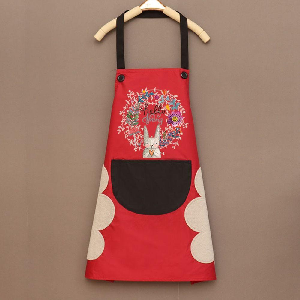 Tạp Dề Nấu Ăn 90 * 70cm Có Túi Chống Dầu