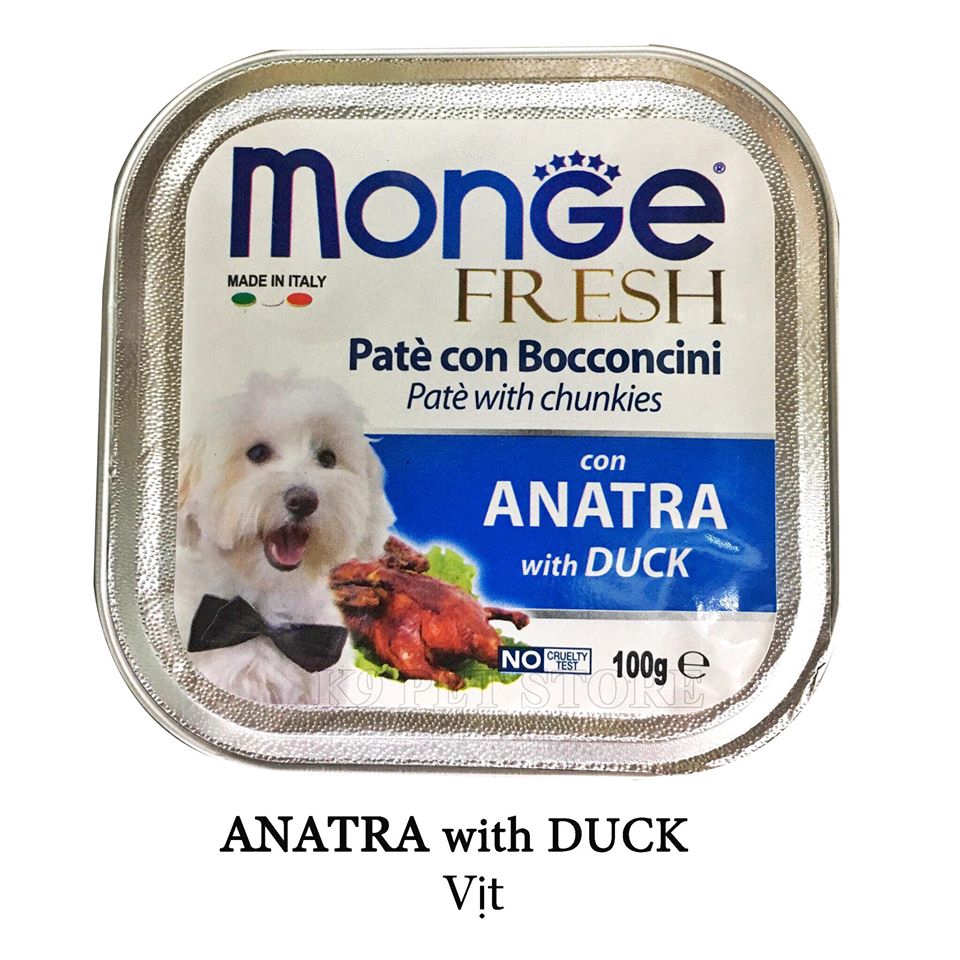 Pate cho chó MONGE - Nhập khẩu Ý 100gr