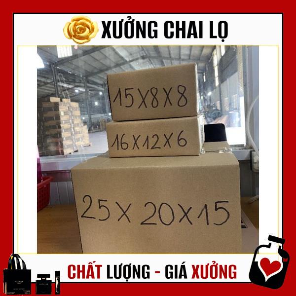 [TOP GIÁ RẺ] [25x20x15] Thùng Hộp Carton Đóng Gói Hàng ,Xưởng Chai Lọ