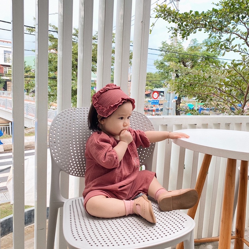 Bộ Áo Liền Quần Cho Bé Mick and Milk 9,10,11,12 Tháng | 1,2 ,3 Tuổi Romper Bé Gái Jumsuit Xinh Xắn