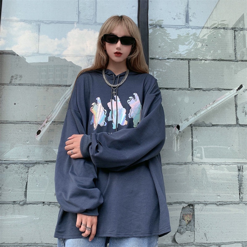 Lỗ rộng áo len trùm đầu áo len dài tay thời trang tất cả - phù hợp