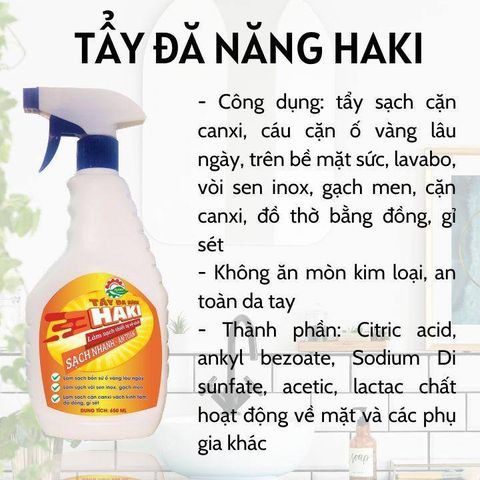 Combo Siêu rẻ` Tẩy dầu mỡ + Tẩy cặn canxi trên kính + Tẩy ố vàng, nước đen bồn sứ, sen vòi inox, gạch men